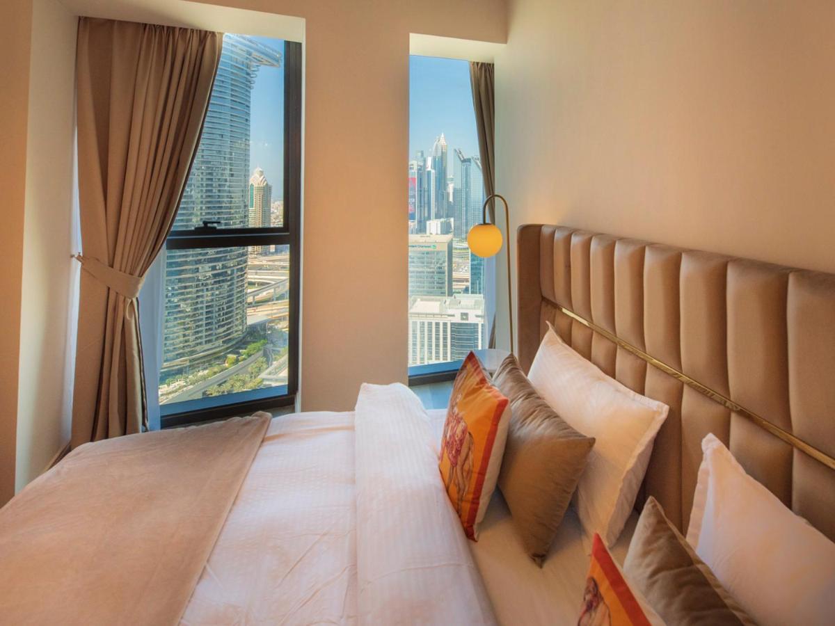 First Class 3Br With Full Dubai Skyline & Sea View Apartment Exterior photo