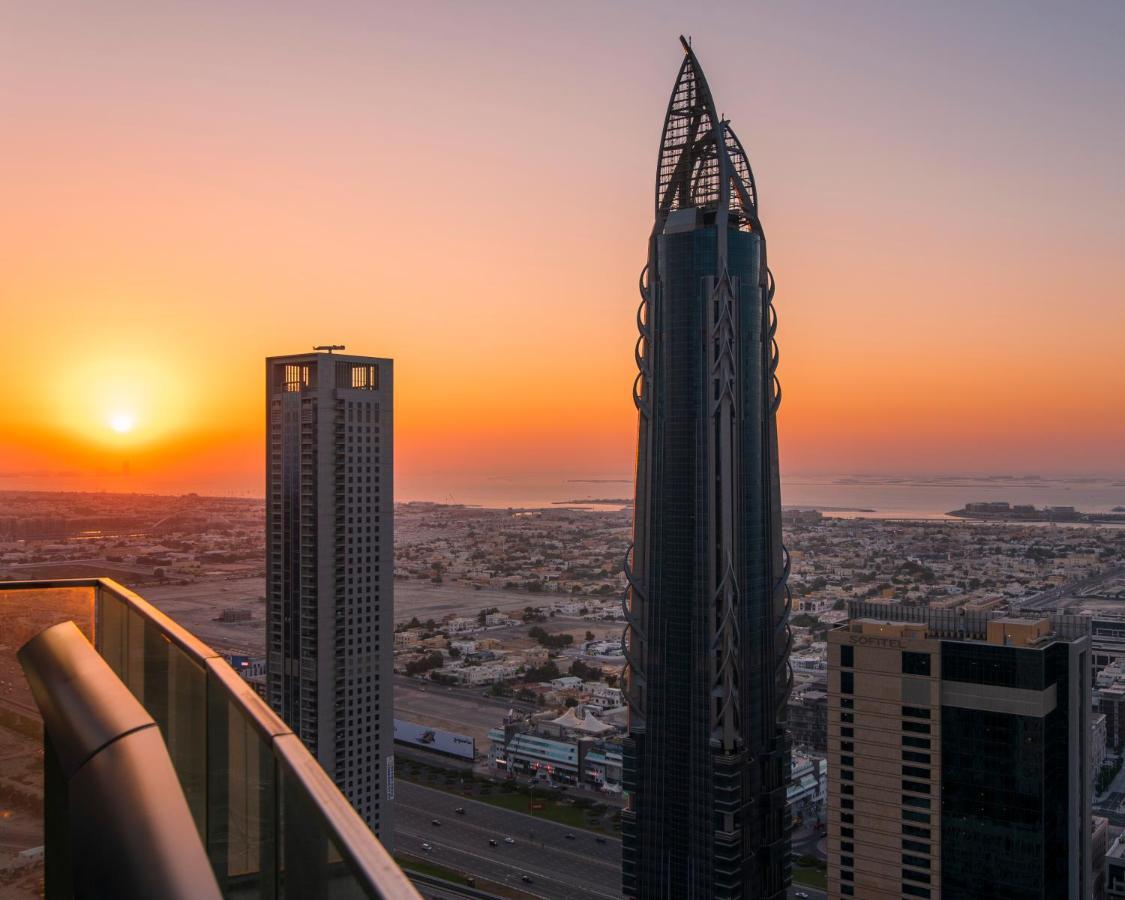 First Class 3Br With Full Dubai Skyline & Sea View Apartment Exterior photo