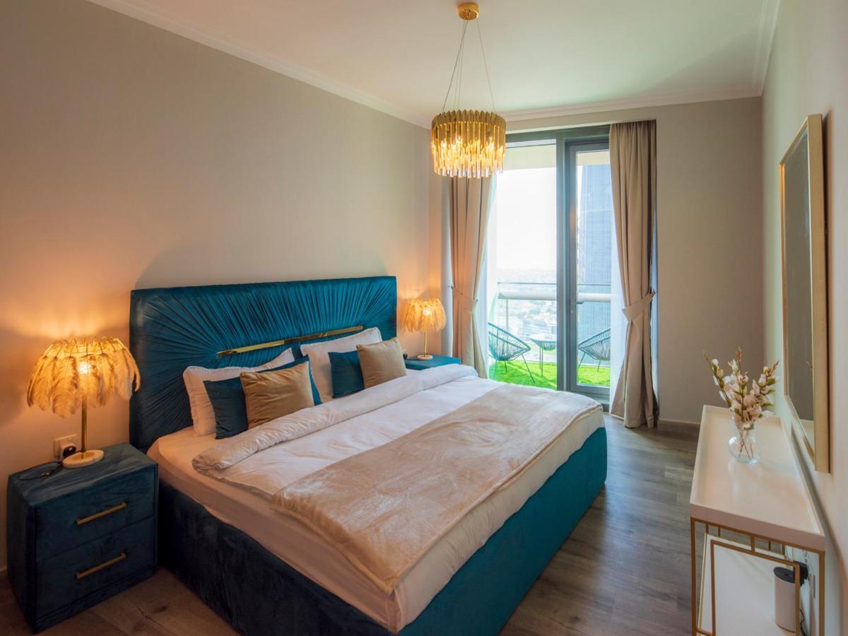 First Class 3Br With Full Dubai Skyline & Sea View Apartment Exterior photo